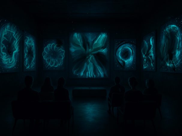 La obra contiene la imagen que se luce en la oscuridad